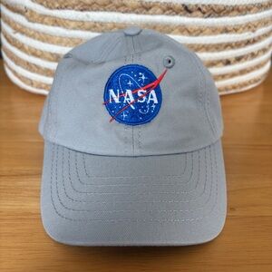 NASA Baby Infant Baseball Hat Ballcap Grey